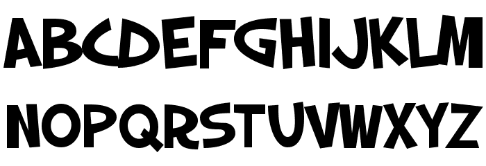 SF Slapstick Comic SC Font LOWERCASE