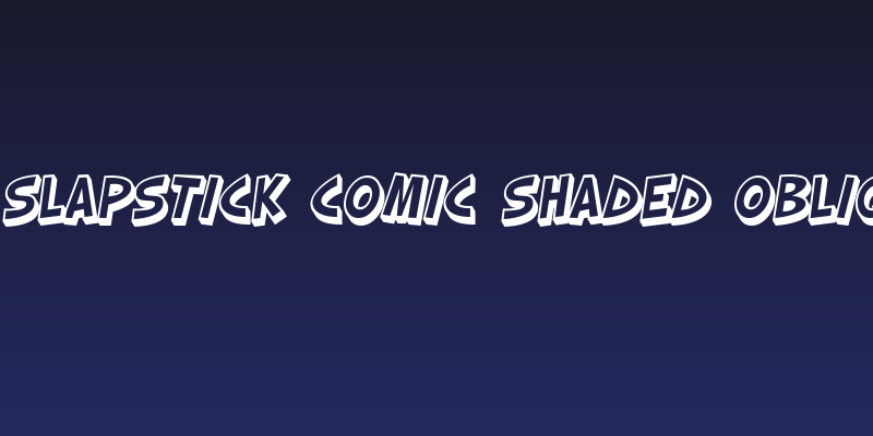 SF Slapstick Comic Shaded Oblique Social Header