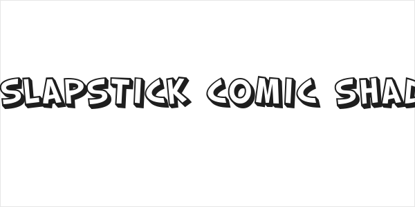 SF Slapstick Comic Shaded Logo
