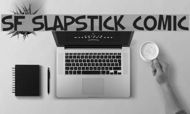 SF Slapstick Comic Font examples