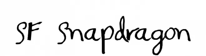 SF Snapdragon  Fuentes Gratis Descargar