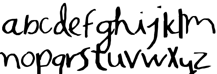 SF Snapdragon Font LOWERCASE