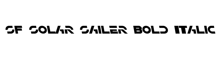 SF Solar Sailer Bold Italic  baixar fontes gratis