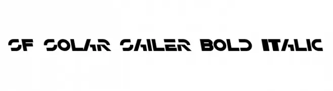 SF Solar Sailer Bold Italic  नि: शुल्क फ़ॉन्ट्स डाउनलोड