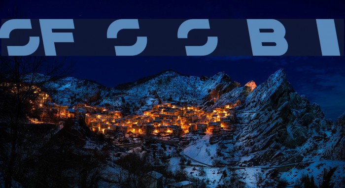 SF Solar Sailer Bold Italic Font examples