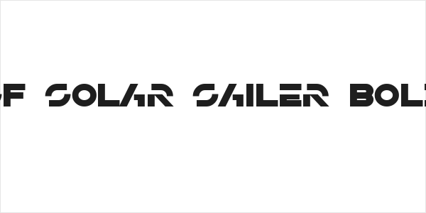 SF Solar Sailer Bold Logo
