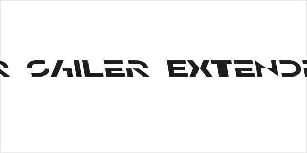 SF Solar Sailer Extended Italic Logo