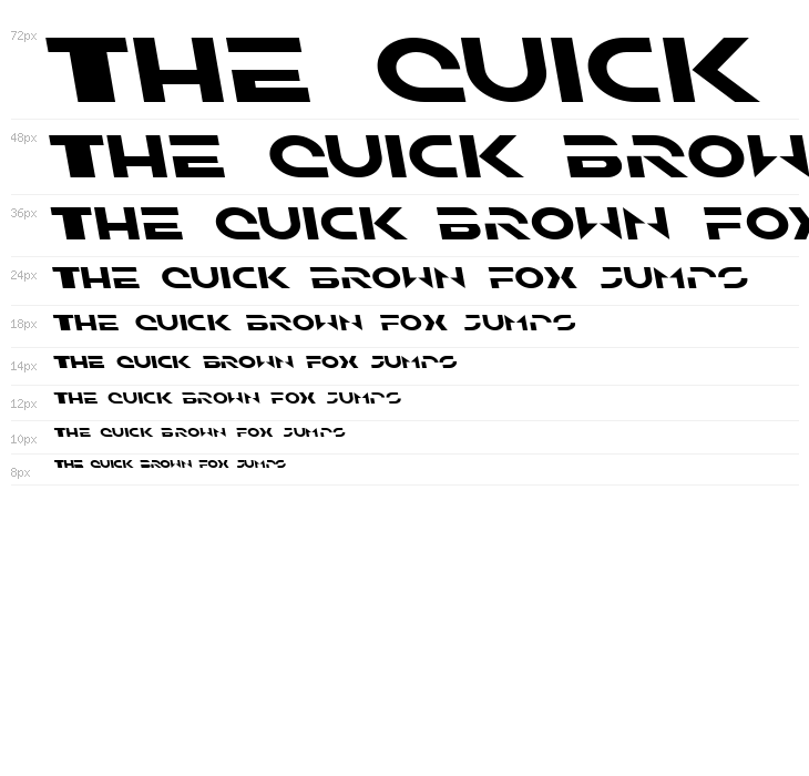 SF Solar Sailer Extended Italic Waterfall