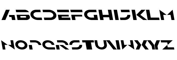 SF Solar Sailer Extended Italic Font LOWERCASE