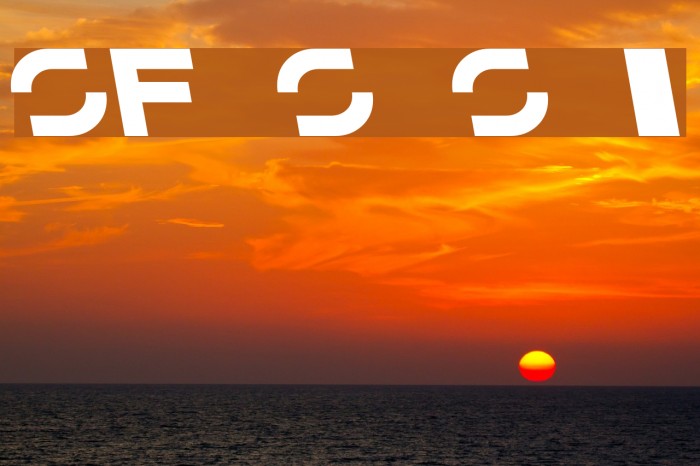 SF Solar Sailer Italic Font examples