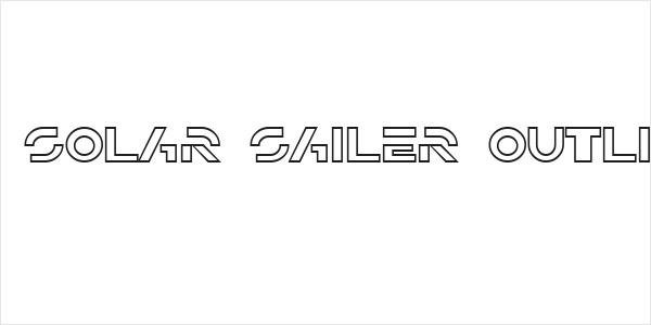 SF Solar Sailer Outline Logo
