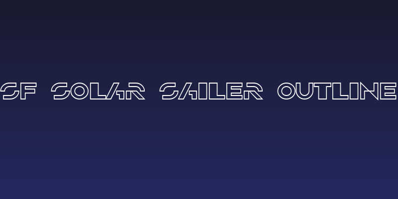 SF Solar Sailer Outline Social Header
