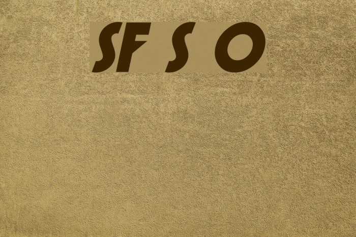 SF Speakeasy Oblique Font examples
