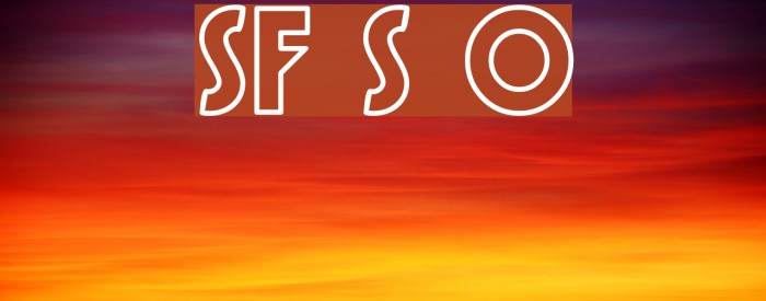 SF Speakeasy Outline Font examples