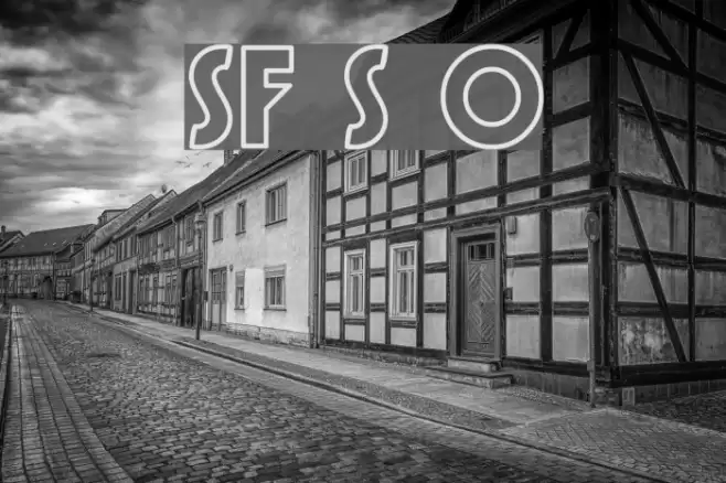 SF Speakeasy Outline Fonte examples