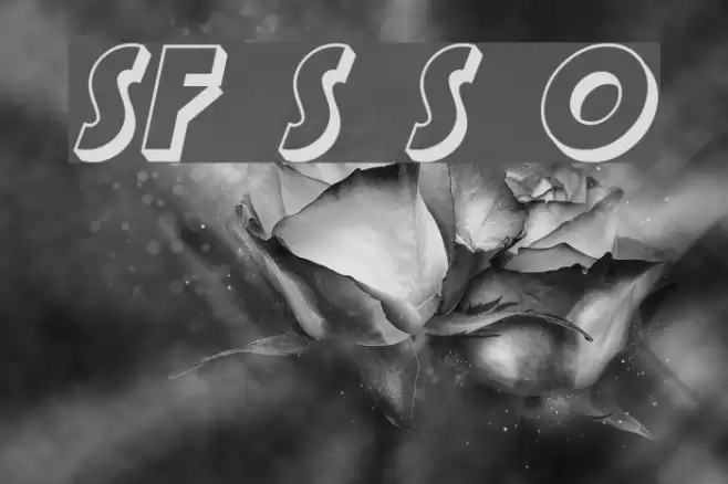 SF Speakeasy Shaded Oblique Font examples