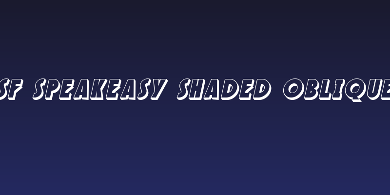 SF Speakeasy Shaded Oblique Social Header