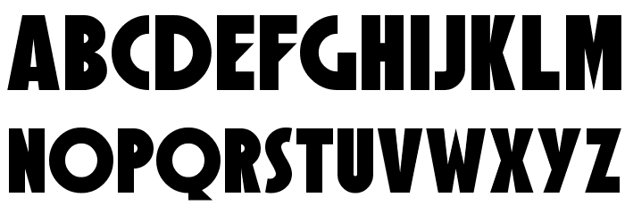 SF Speakeasy Font LOWERCASE