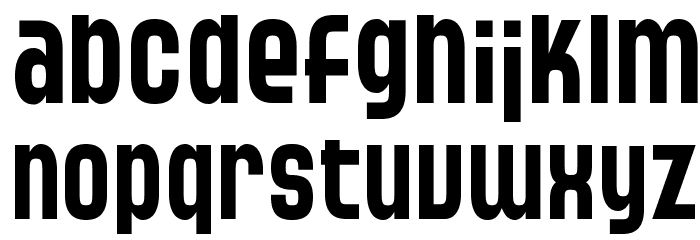 SF Speedwaystar Cond Font LOWERCASE