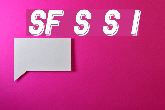 SF Speedwaystar Shaded Italic フォント examples