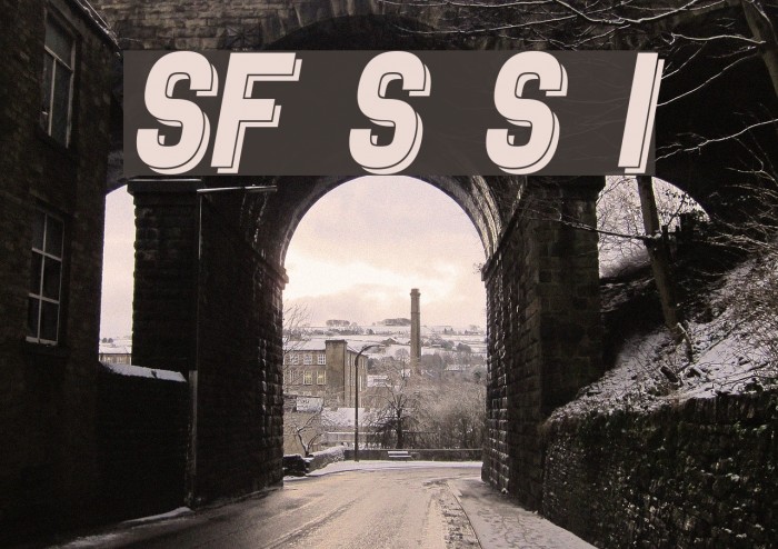 SF Speedwaystar Shaded Italic フォント examples