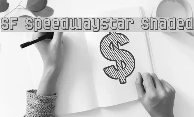 SF Speedwaystar Shaded خط examples