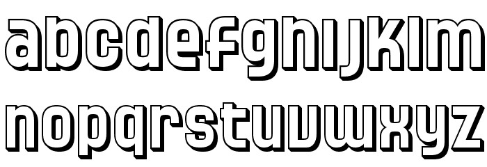SF Speedwaystar Shaded Font Litere mici