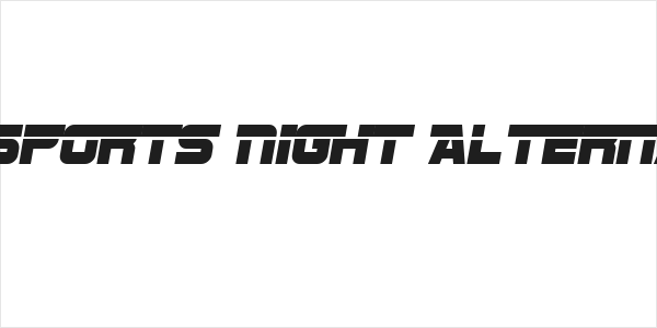 SF Sports Night Alternate Logo