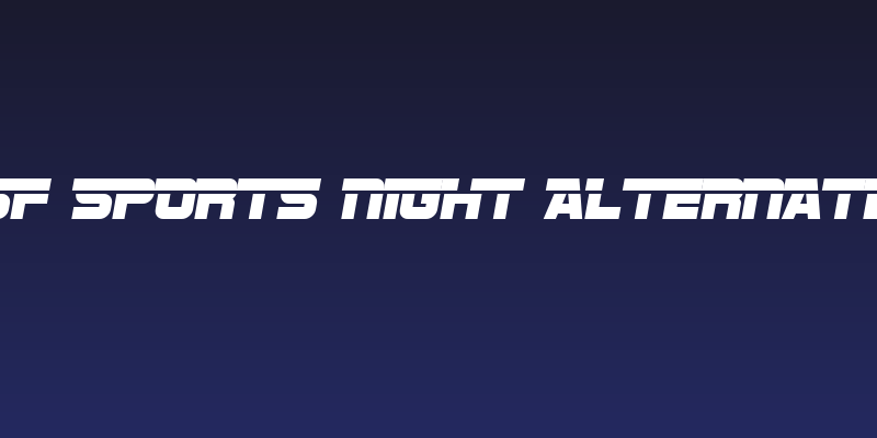 SF Sports Night Alternate Social Header