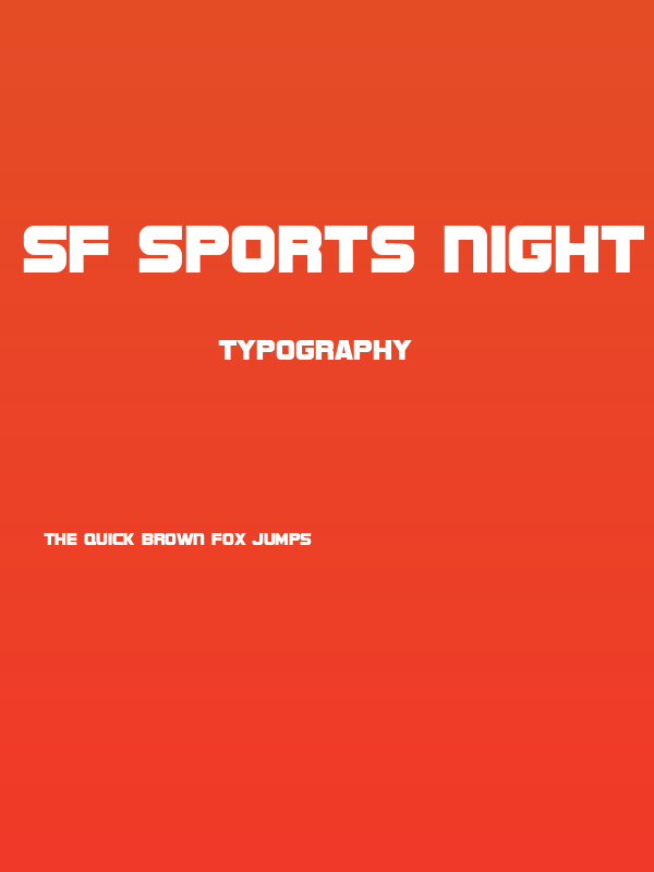 SF Sports Night NS Upright Poster