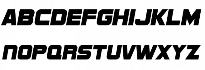 SF Sports Night NS Font UPPERCASE