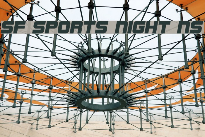 SF Sports Night NS フォント examples