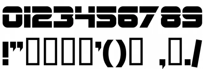 SF Sports Night Upright Font OTHER CHARS