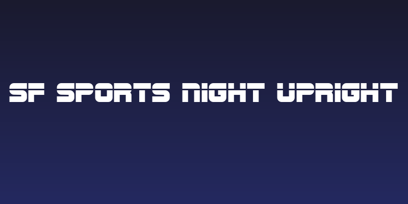 SF Sports Night Upright Social Header