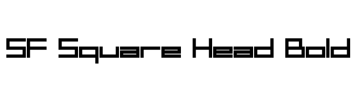 SF Square Head Bold  font caratteri gratis