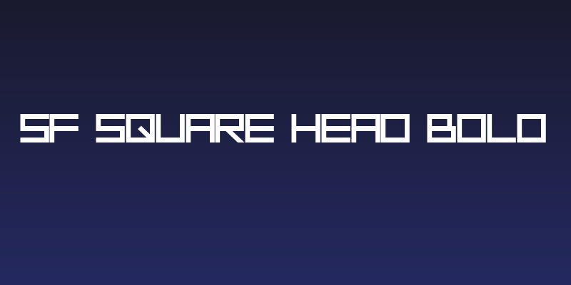 SF Square Head Bold Social Header