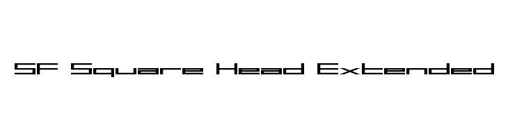 SF Square Head Extended  免费字体下载