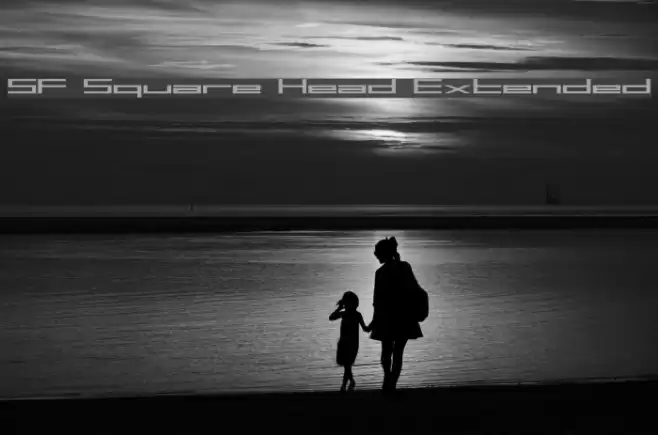 SF Square Head Extended Caratteri examples