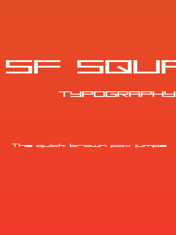 SF Square Head Extended Poster