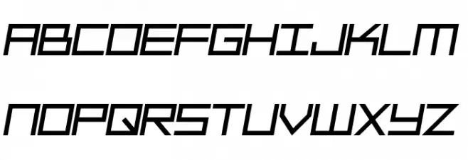 SF Square Head Italic Fuentes MAYÚSCULAS