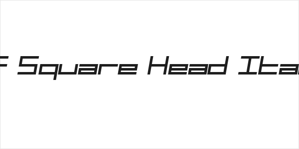 SF Square Head Italic Logo