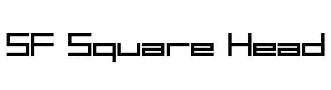 SF Square Head  Frei Schriftart Herunterladen