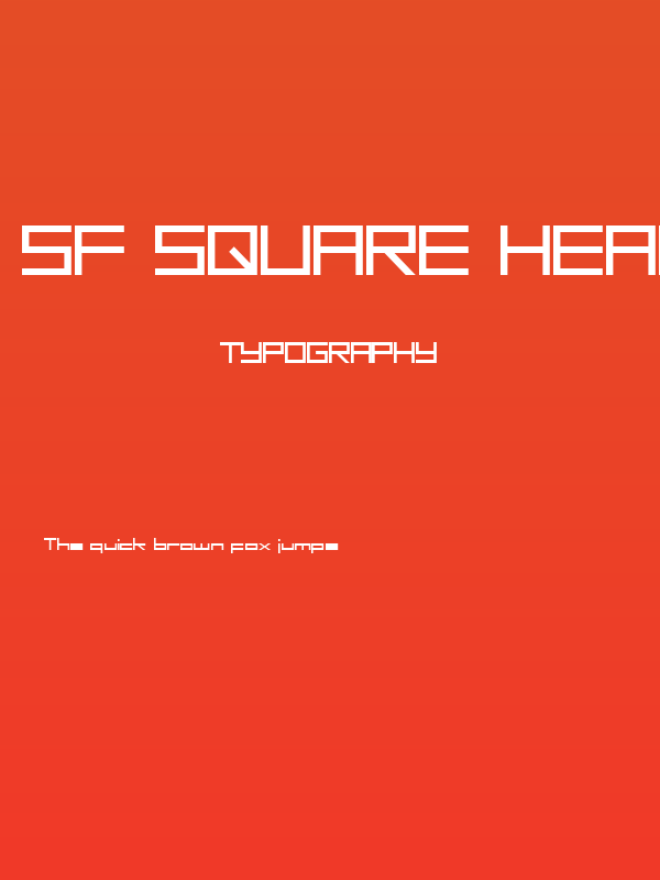 SF Square Head Poster