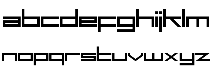 SF Square Head Font LOWERCASE