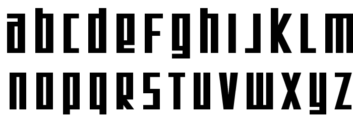 SF Square Root Bold Font LOWERCASE