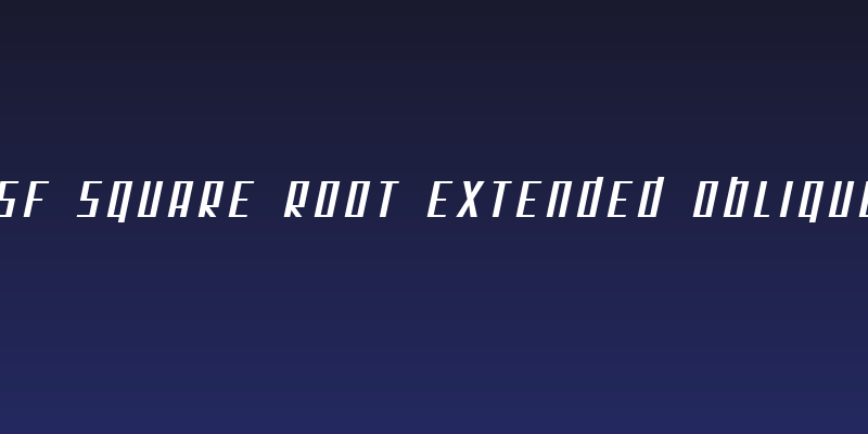 SF Square Root Extended Oblique Social Header
