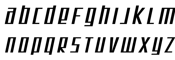 SF Square Root Extended Oblique Font Litere mici