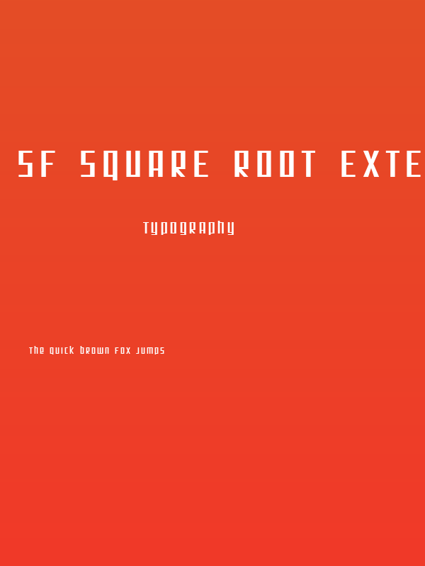 SF Square Root Extended Poster