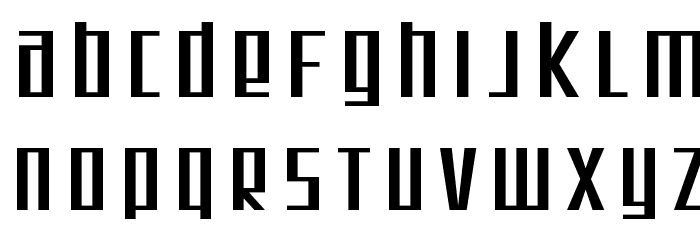 SF Square Root Extended フォント 小文字