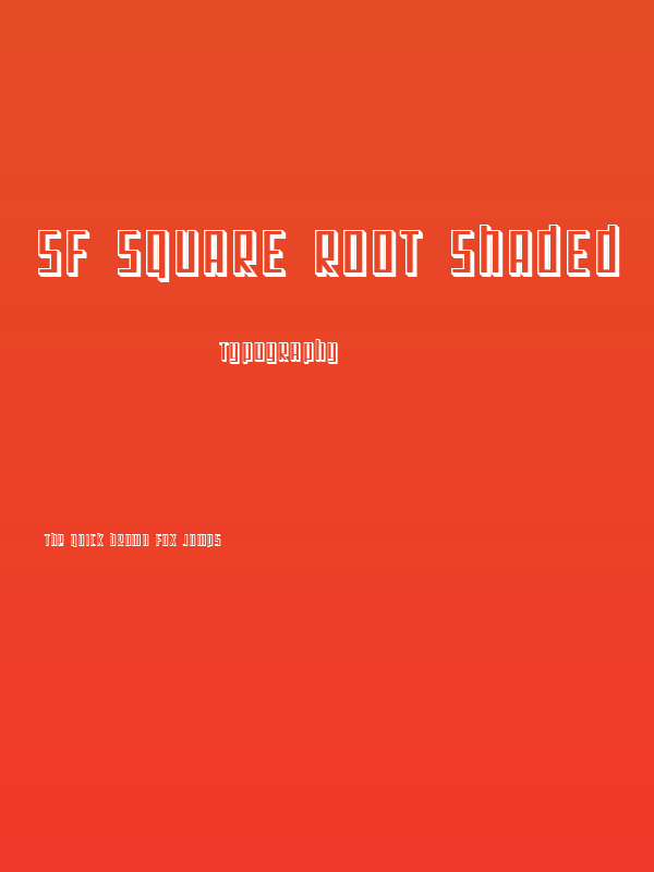 SF Square Root Shaded Poster